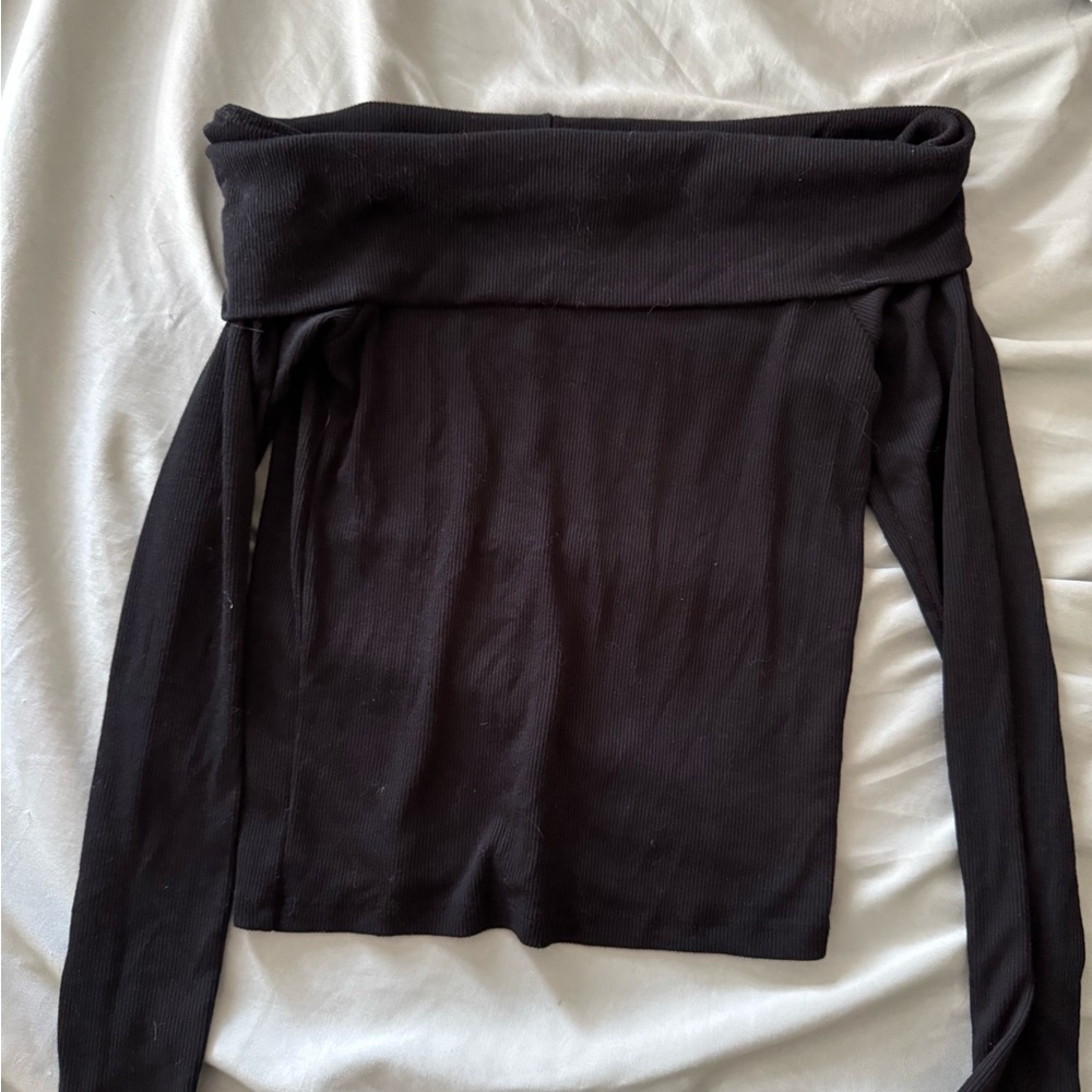 American Eagle Outfitters Black Knit Top